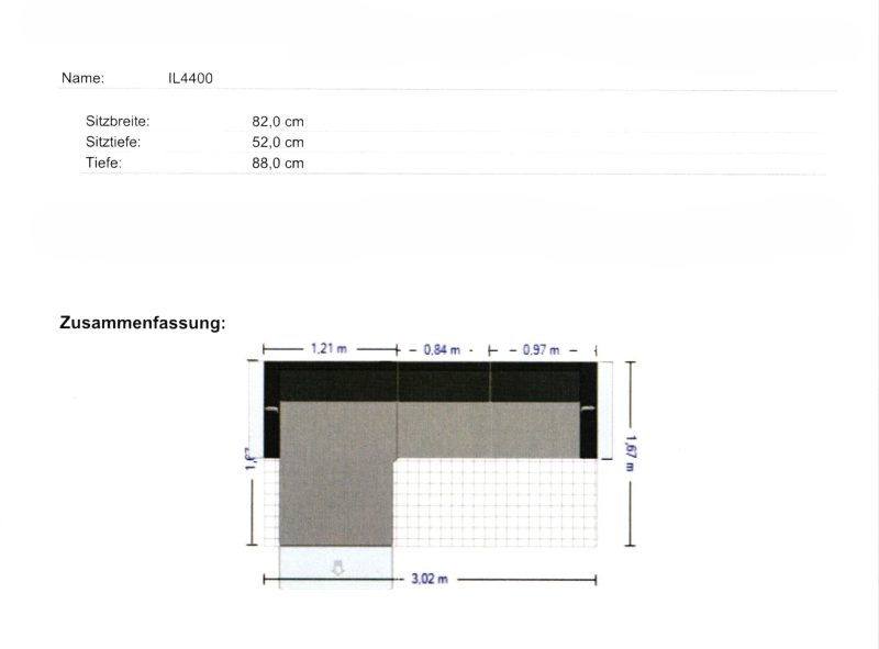 Polstergarnitur Interliving 4400 – Bild 4